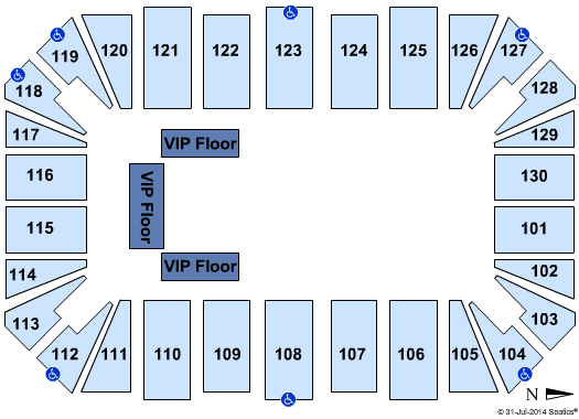 Amarillo Civic Center Circus Seating Chart